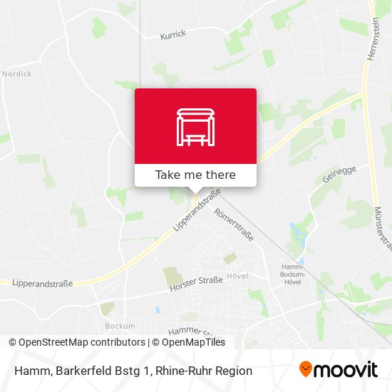 Hamm, Barkerfeld Bstg 1 map