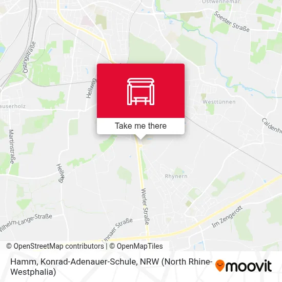 Hamm, Konrad-Adenauer-Schule map
