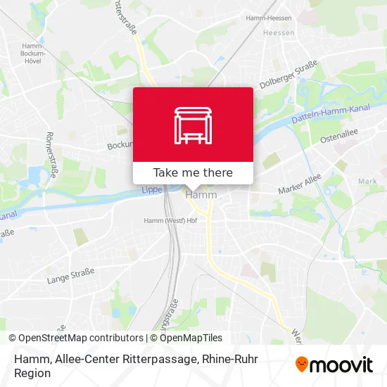 Карта Hamm, Allee-Center Ritterpassage