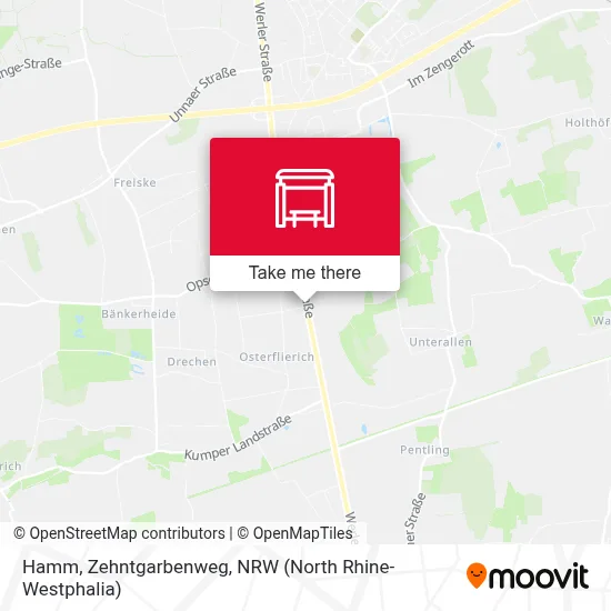 Hamm, Zehntgarbenweg map