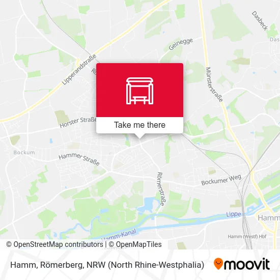 Hamm, Römerberg map