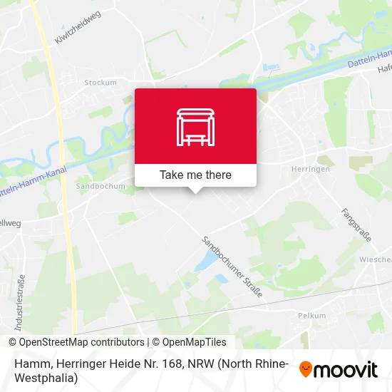 Hamm, Herringer Heide Nr. 168 map