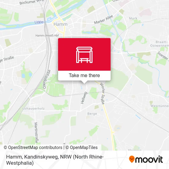 Hamm, Kandinskyweg map