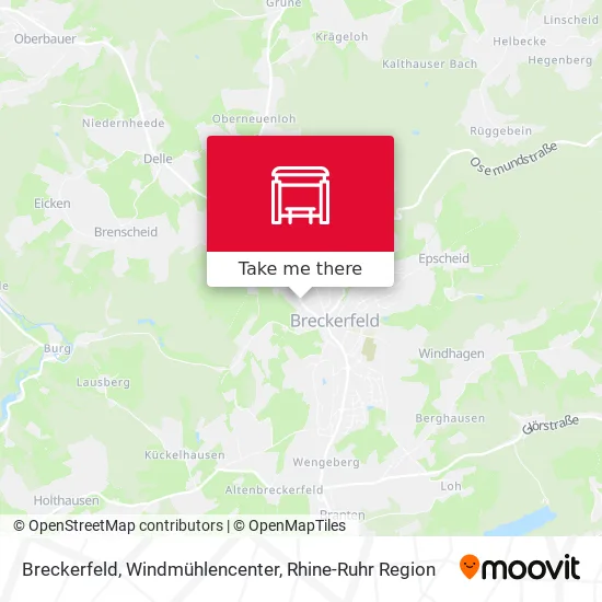 Карта Breckerfeld, Windmühlencenter