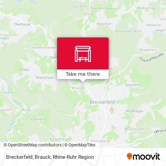 Карта Breckerfeld, Brauck