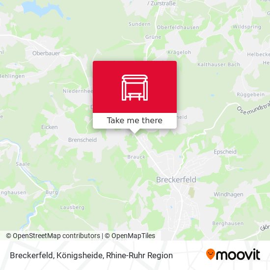 Breckerfeld, Königsheide map