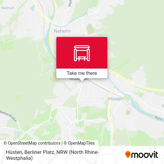 Hüsten, Berliner Platz map