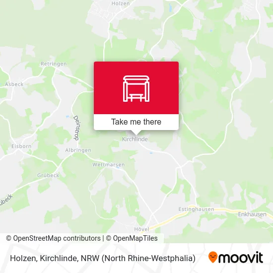 Holzen, Kirchlinde map