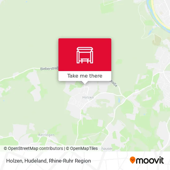Карта Holzen, Hudeland