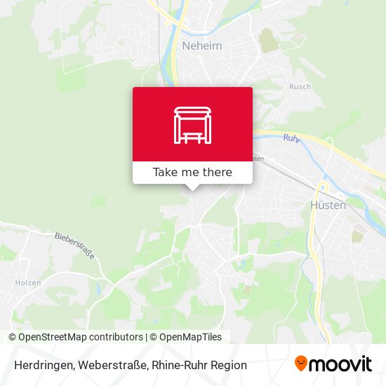 Herdringen, Weberstraße map