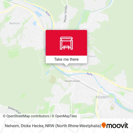 Neheim, Dicke Hecke map