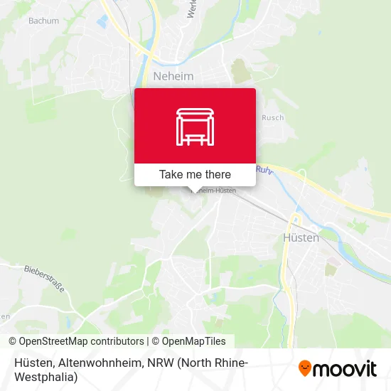 Hüsten, Altenwohnheim map