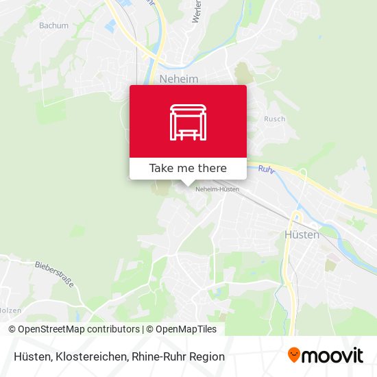 Hüsten, Klostereichen map