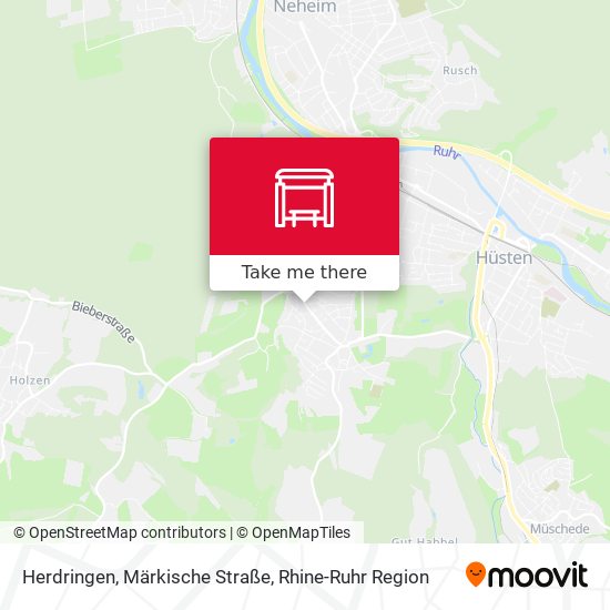 Herdringen, Märkische Straße map