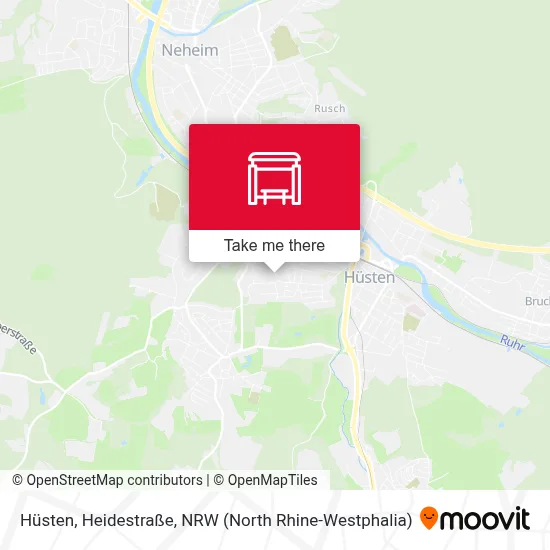 Hüsten, Heidestraße map