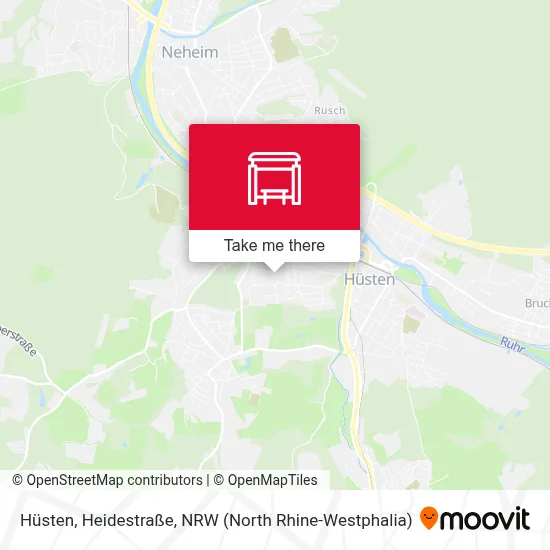 Hüsten, Heidestraße map