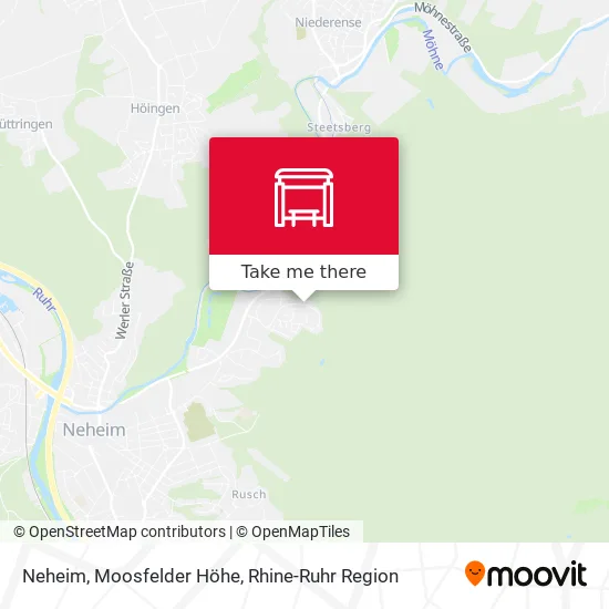 Карта Neheim, Moosfelder Höhe