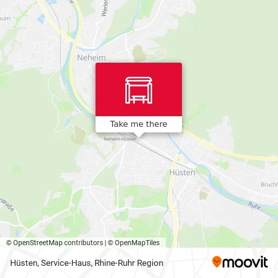 Карта Hüsten, Service-Haus