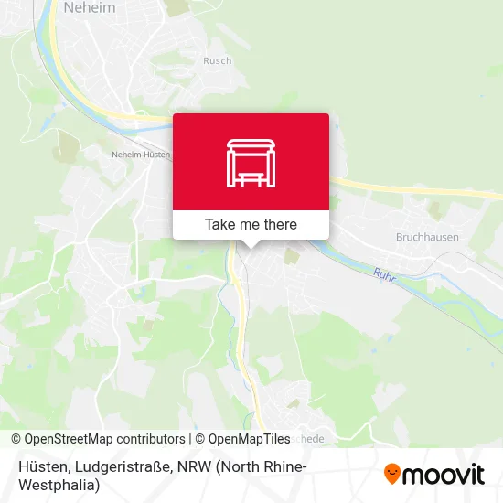 Hüsten, Ludgeristraße map