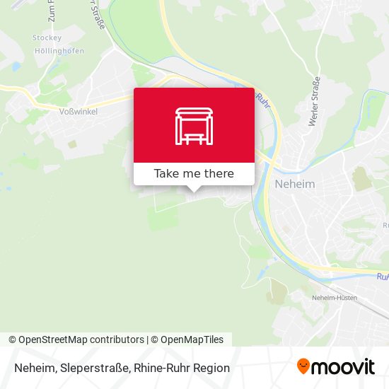 Neheim, Sleperstraße map