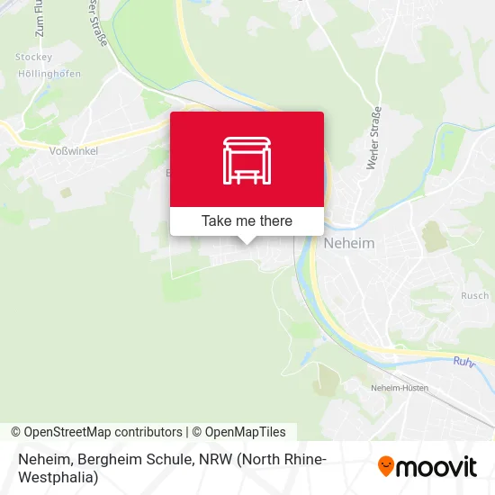 Neheim, Bergheim Schule map