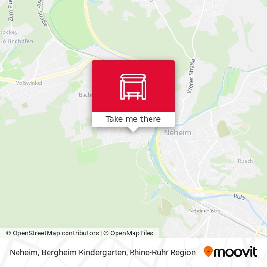 Neheim, Bergheim Kindergarten map