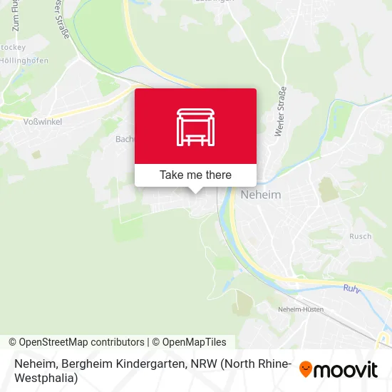 Neheim, Bergheim Kindergarten map
