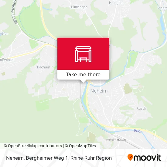 Карта Neheim, Bergheimer Weg 1