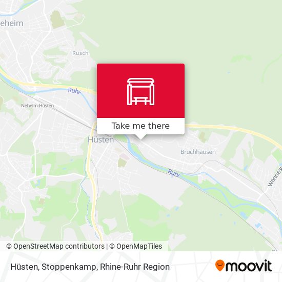 Hüsten, Stoppenkamp map