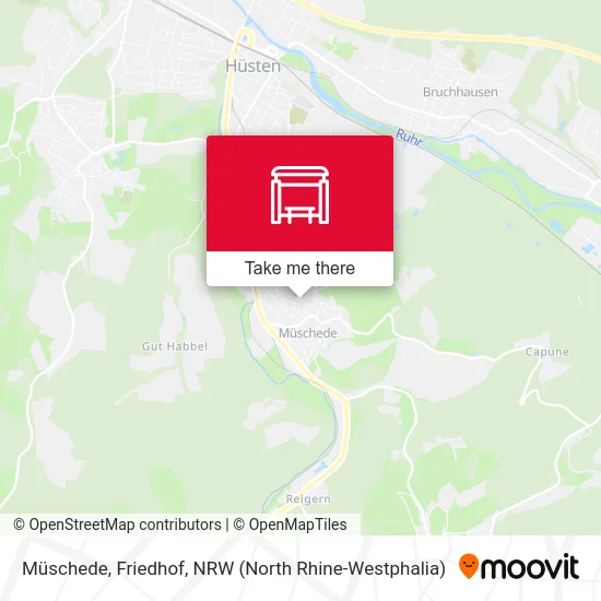 Müschede, Friedhof map