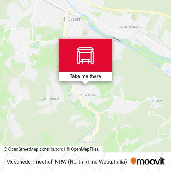 Müschede, Friedhof map