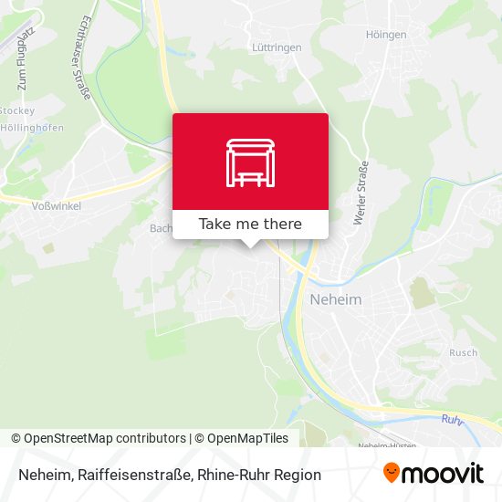 Neheim, Raiffeisenstraße map