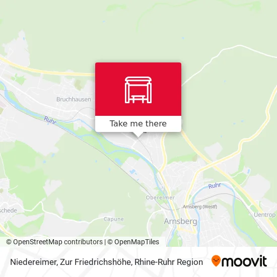 Карта Niedereimer, Zur Friedrichshöhe
