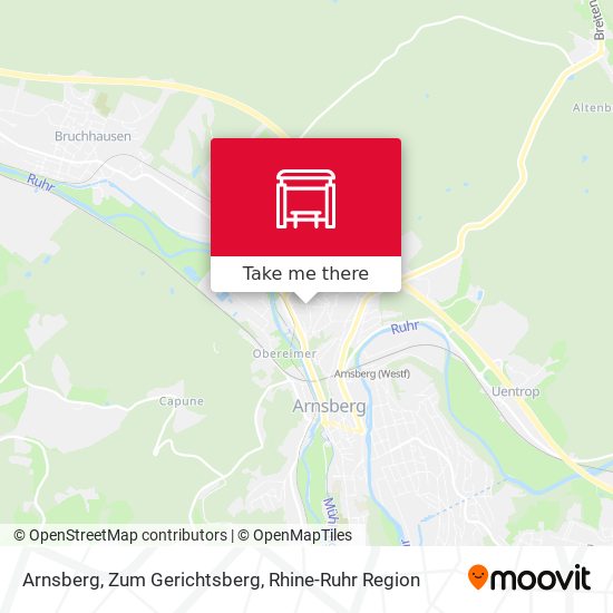 Карта Arnsberg, Zum Gerichtsberg