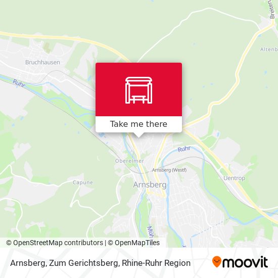 Карта Arnsberg, Zum Gerichtsberg