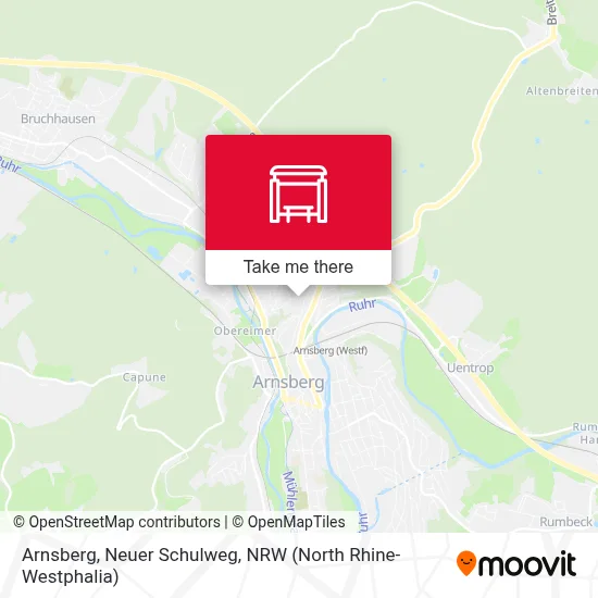 Arnsberg, Neuer Schulweg map