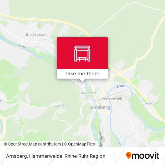 Карта Arnsberg, Hammerweide