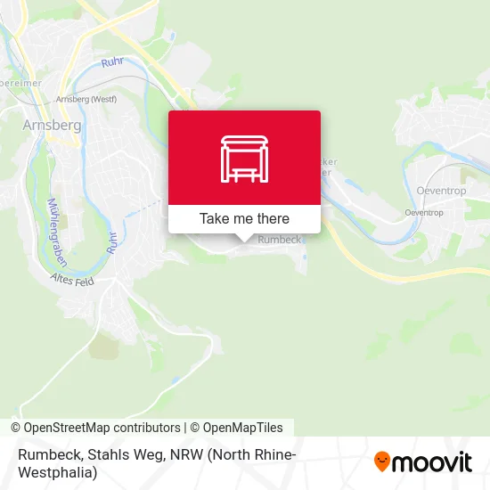 Rumbeck, Stahls Weg map