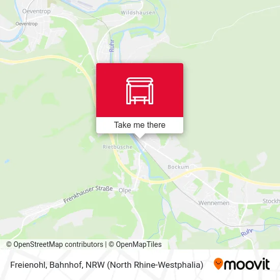 Freienohl, Bahnhof map