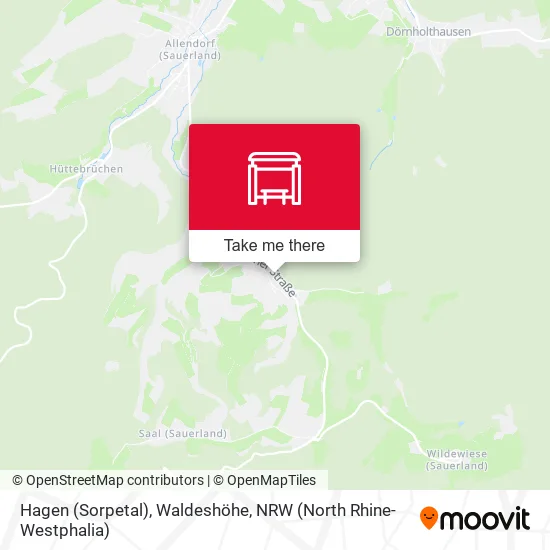 Карта Hagen (Sorpetal), Waldeshöhe