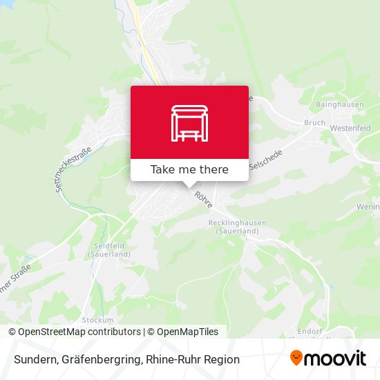 Sundern, Gräfenbergring map