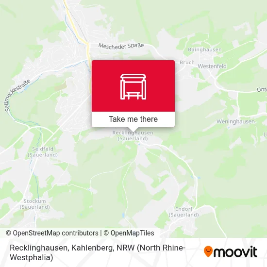 Recklinghausen, Kahlenberg map