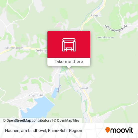 Hachen, am Lindhövel map