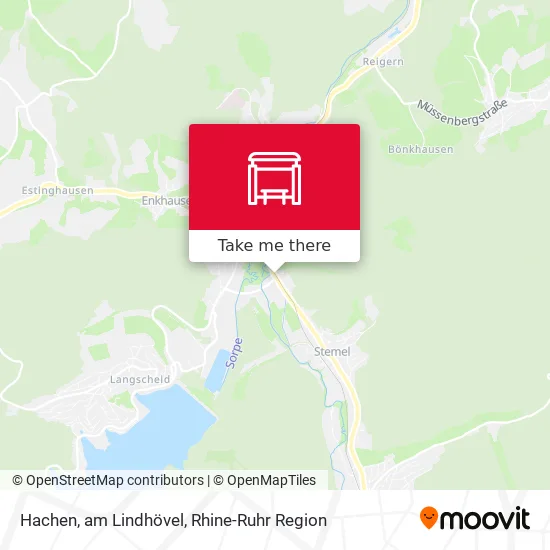 Карта Hachen, am Lindhövel