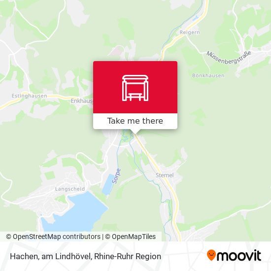 Hachen, am Lindhövel map