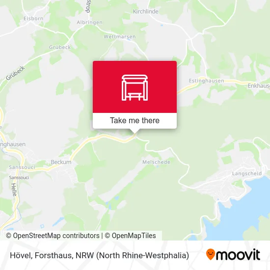 Hövel, Forsthaus map