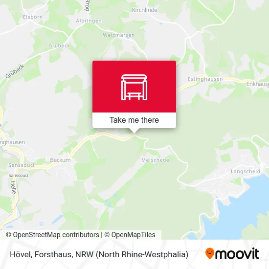 Hövel, Forsthaus map