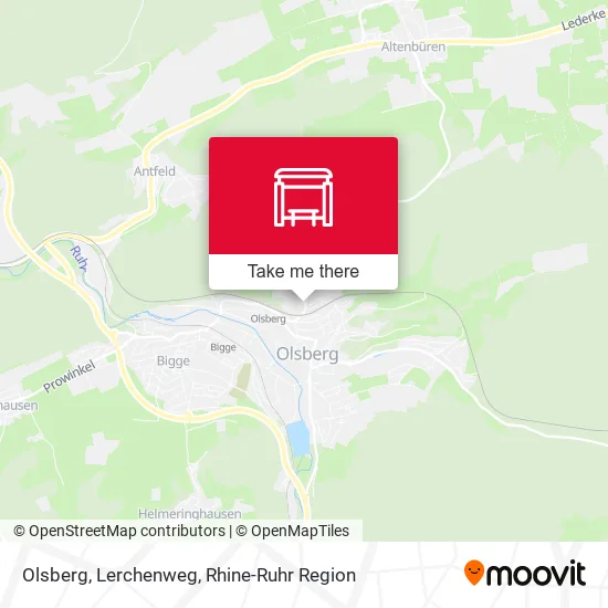 Карта Olsberg, Lerchenweg