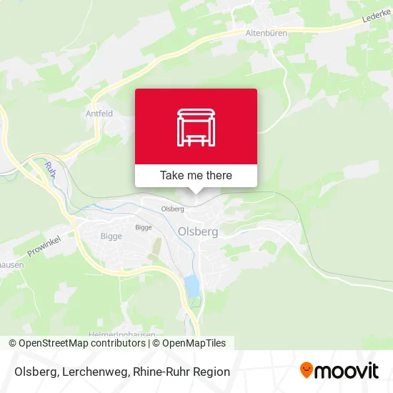 Карта Olsberg, Lerchenweg