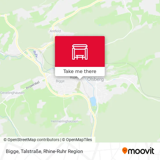 Карта Bigge, Talstraße